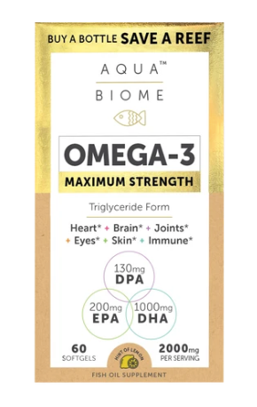 Aqua Biome Fish Oil Maximum Strength