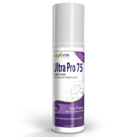 Ultra Pro 75-Progesterone Cream-Sigform-Connor Health Foods